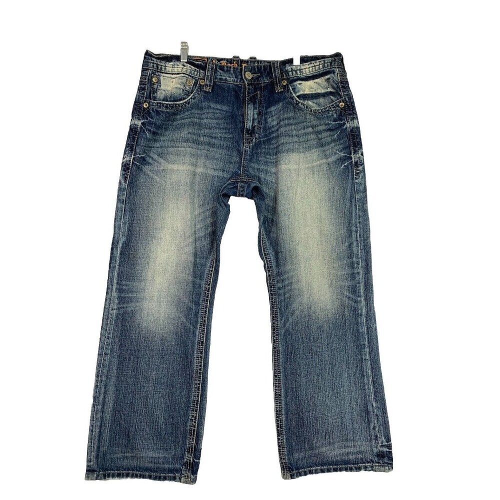 Rock Revival Layne Relaxed Straight Jean Size 38x30